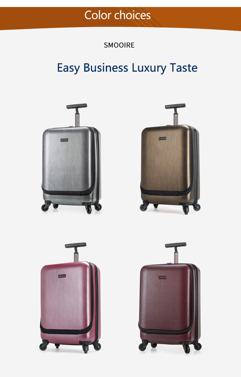 25 inches single luggage hinomoto luggage wheels front open 100 polypropylene business beauty BestSuppliers