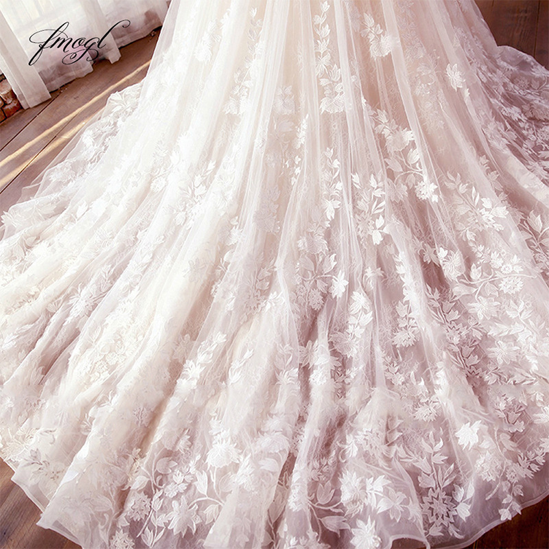 New style One-shoulder weeding dress custom made elegant wedding dresses white sexy tail princess dress