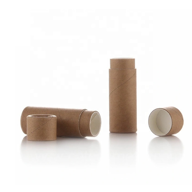 Customized Thread Paper Cylinder Tube Battery Packaging Coffee Cosmetic Skincare Child Proof Cartridge Boxes Package