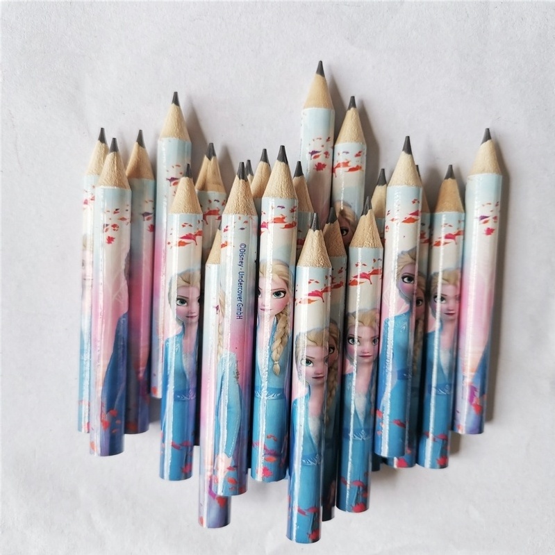 3.5 inch short barrel HB Wooden Pencils for kids drawing