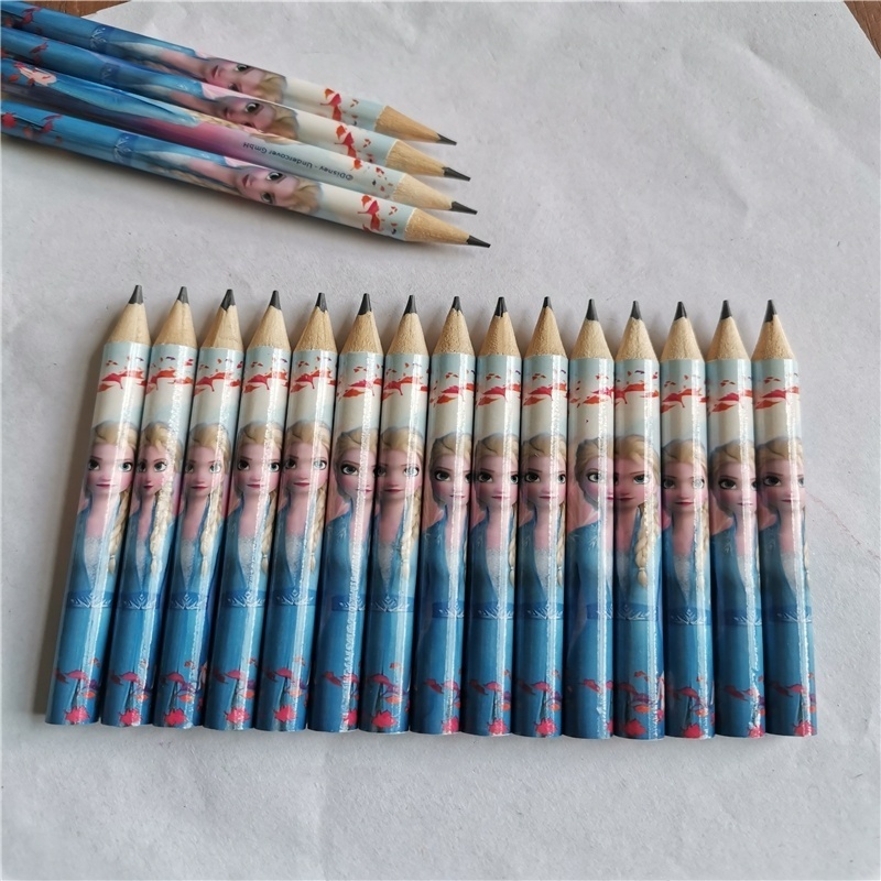 3.5 inch short barrel HB Wooden Pencils for kids drawing