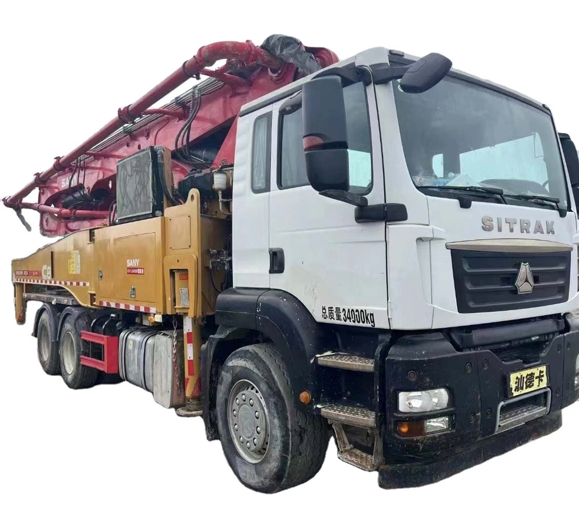 truck mounted concrete pump machinery and mixer   second hand truck concrete pump  Sany Putzmeister  C8 series 47m in 2019