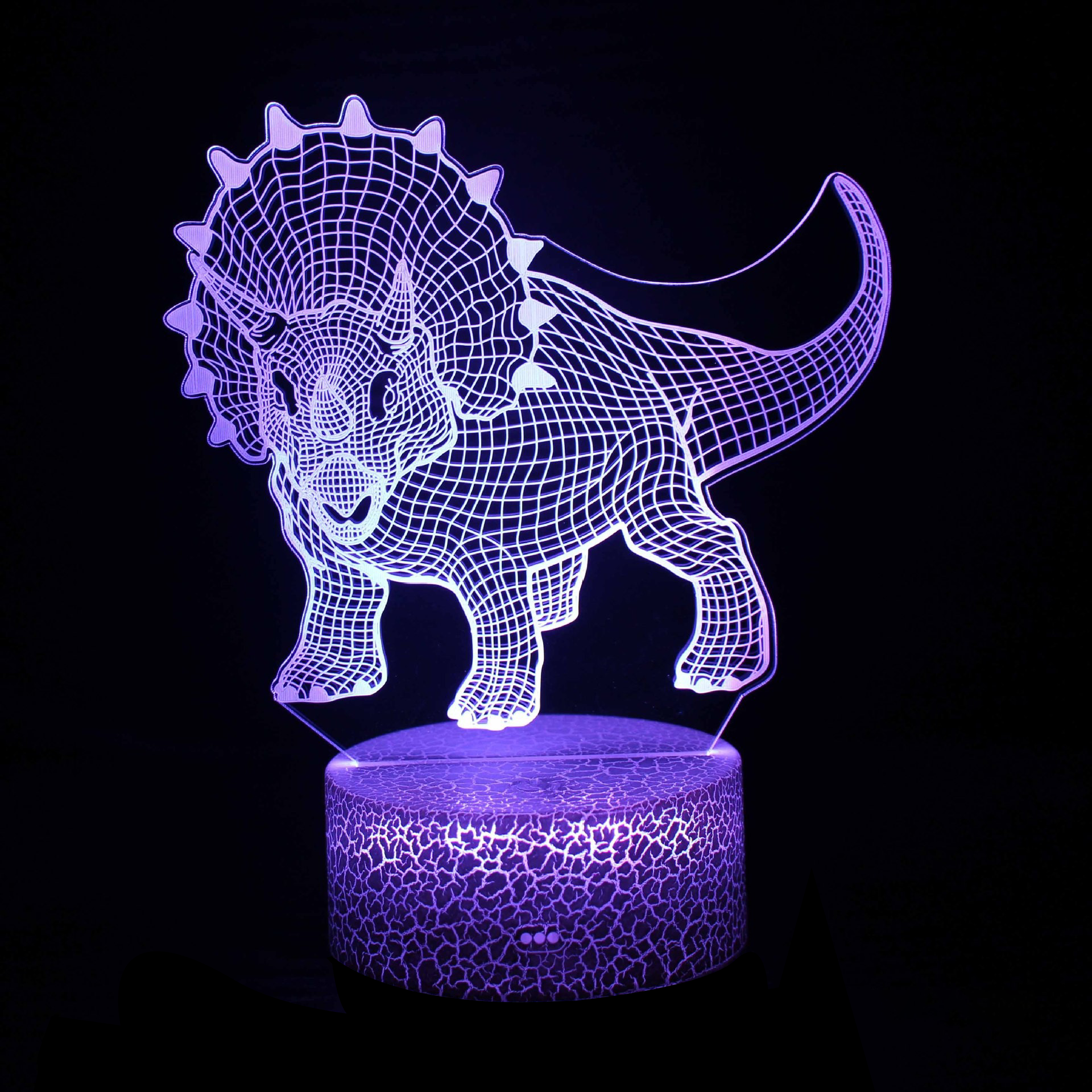 3A Battery Small Plug In Battery Operated Acrylic bts Table Lamp 3d Led Night Touch Light For Kids Home