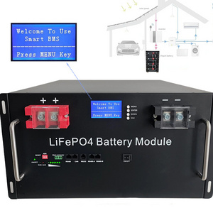 Hot Africa 48V 100ah 200ah 5KWH 10KWH Rechargeable Solar Powered lifepo4 battery with Smart bms for home Energy Storage Battery