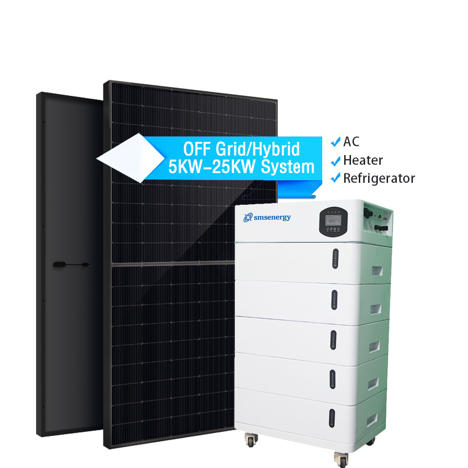 3KW 4KW 5KW 8KW 10KW 12KW 15KW 20KW 25KW Home Solar System 5KW 5000Watt 5000W Hybrid Solar System Solar Energy System