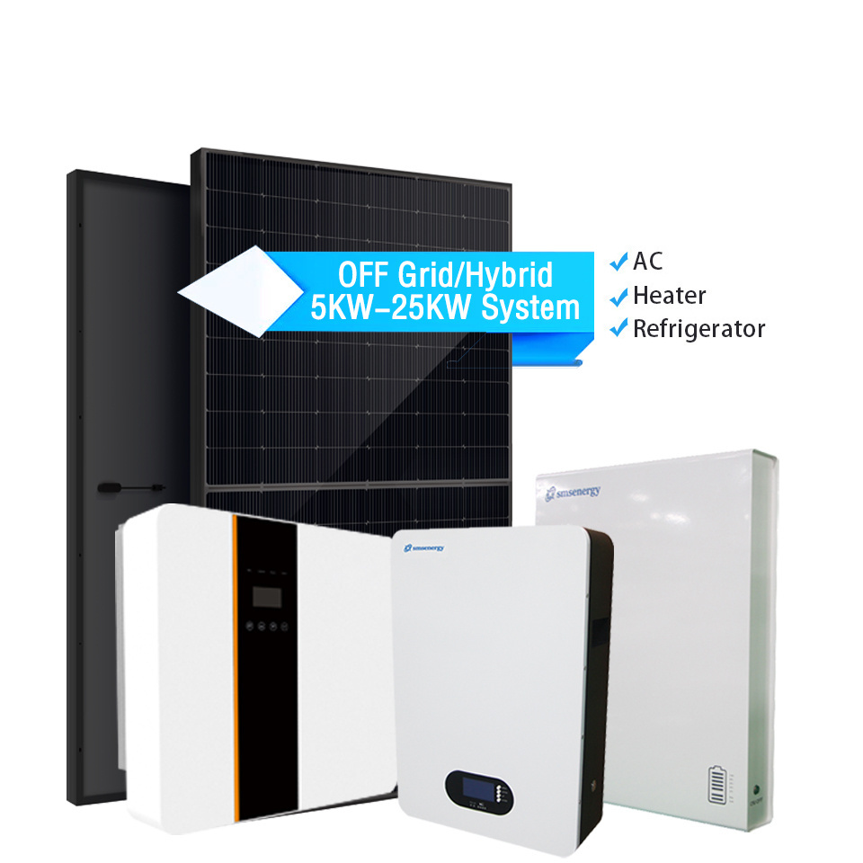 3KW 4KW 5KW 8KW 10KW 12KW 15KW 20KW 25KW Home Solar System 5KW 5000Watt 5000W Hybrid Solar System Solar Energy System