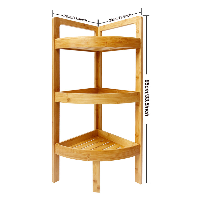 estantes para cocina bamboo wooden storage racks shelving units foldable multi-layer storage stands and racks