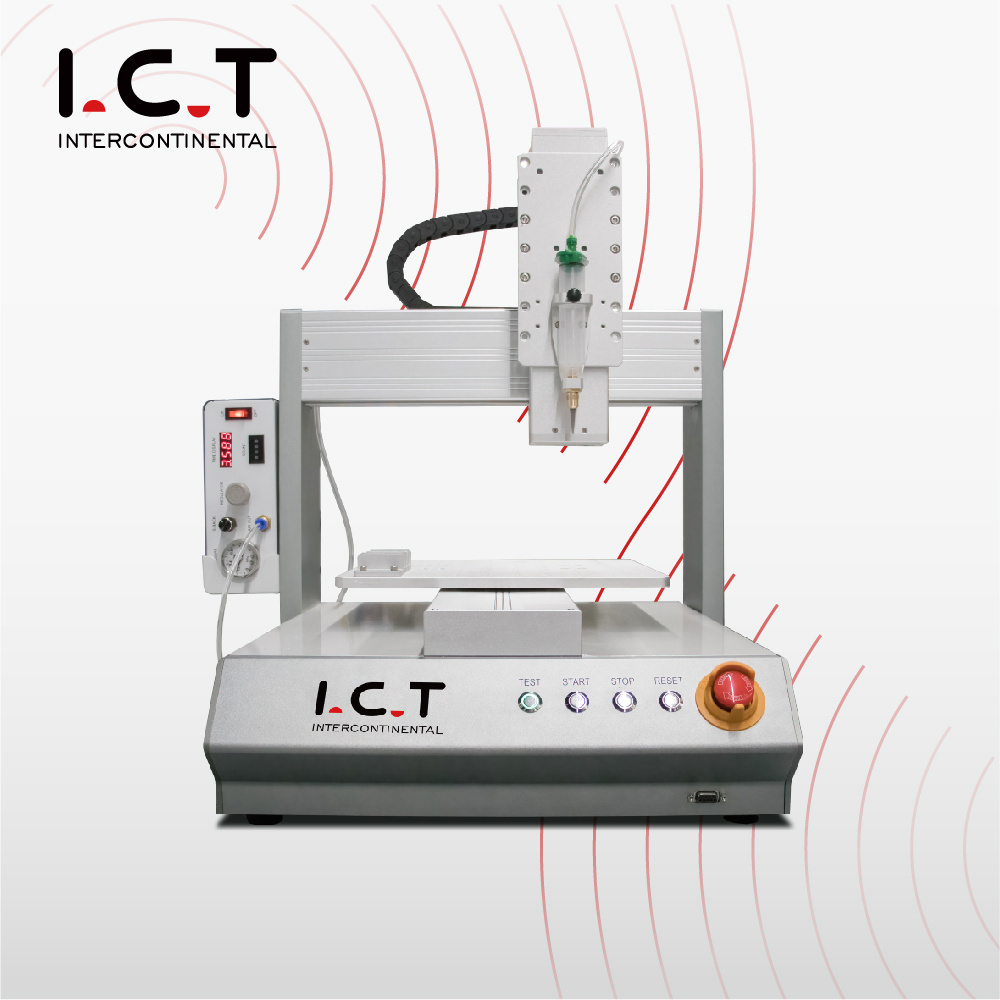 High Precision 3 Axis Benchtop Automated SMT AI Solder Paste Dispensing Machine Robot PCB Board Adhesive SMD Red Glue Dispenser