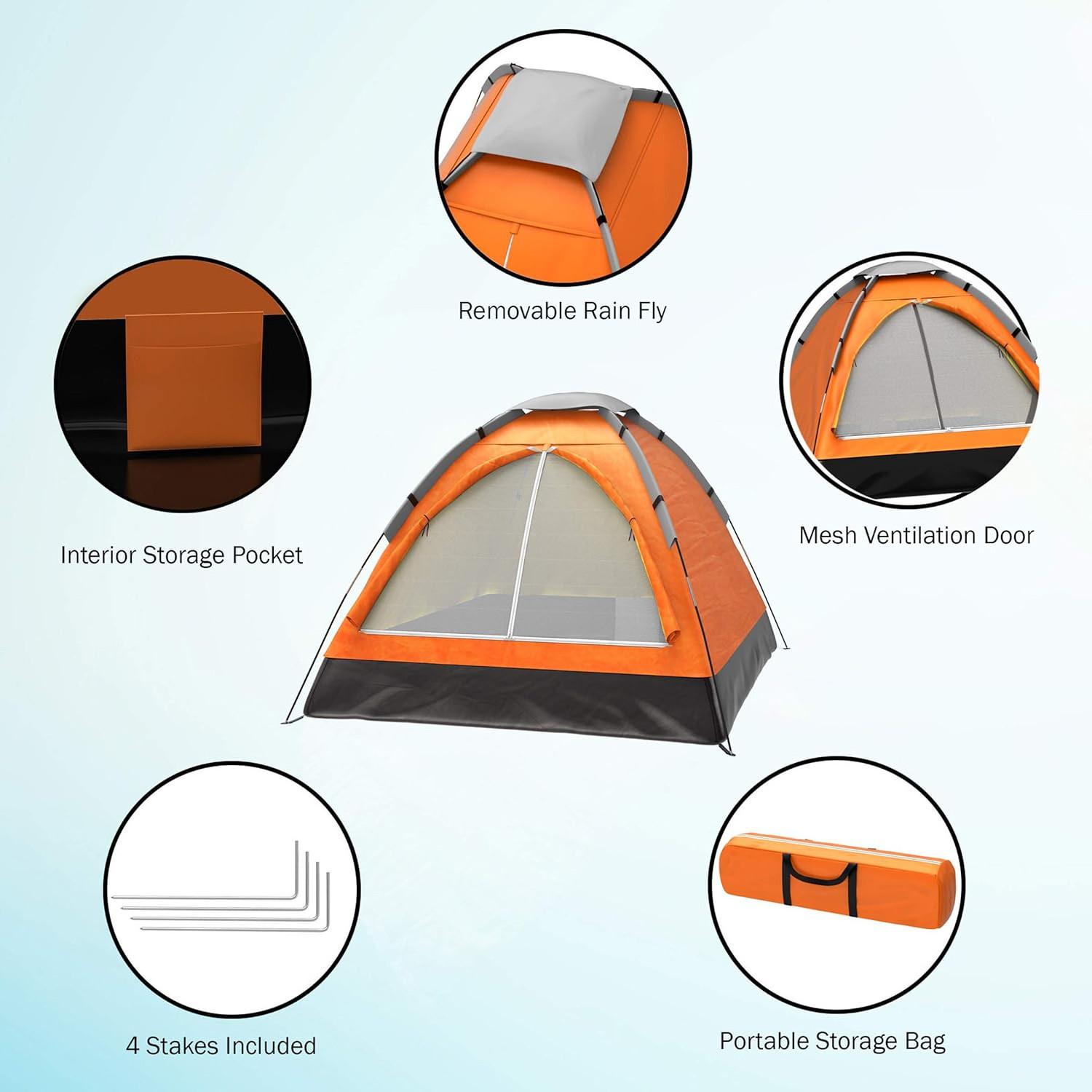 UPF 50+ Pop Up Beach Tent Sun Shelter for 2 People UV Protection Portable Sunshade Baby Canopy Lightweight with Carry Bag