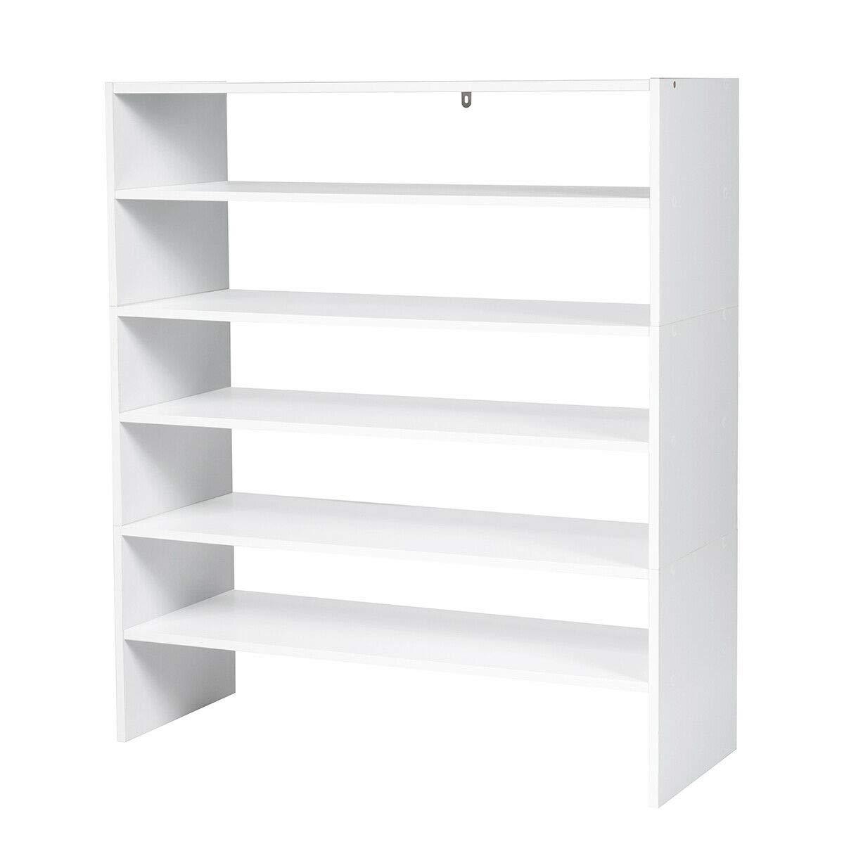 3-in-1 Shoe Racks Cabinet Organizer Wood Storage Shelf for Shoes Multi-Shape Shoes Shelves for Entryway Hallway Living Room