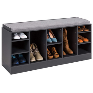 Hallway Black Mirror 6 Shoe Rack Tower Cabinet Shelf Storage Closet Organizer Shoe Cabinet Furniture