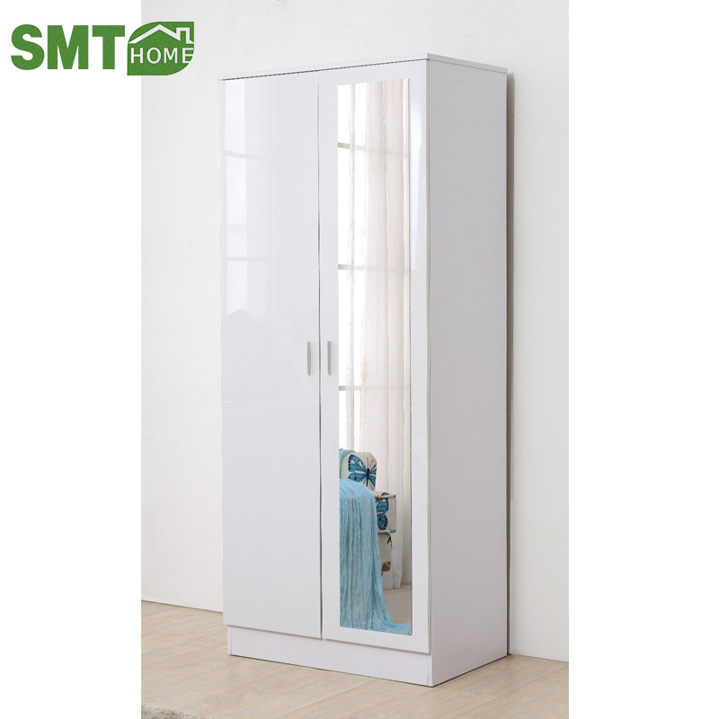 Modern wardrobe  closet with mirror unit Project order bedroom furniture armoire closet wardrobe