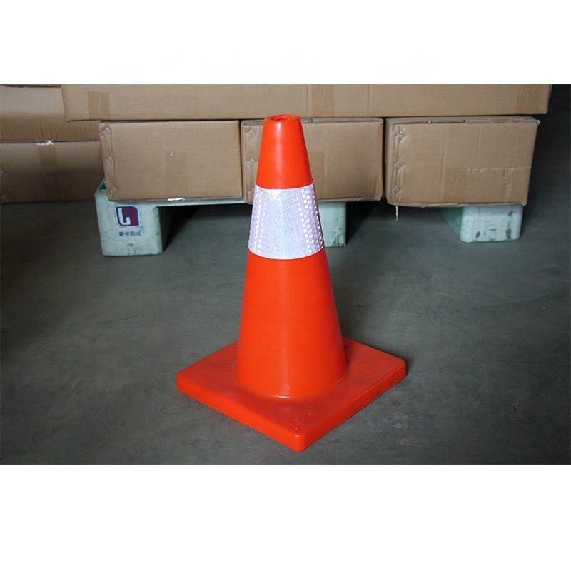 Manufacture Traffic Cone Durable High Quality Flexible PVC Safety Used Traffic Cone