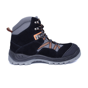 Wholesale Custom Industrial Construction Steel Toe Sneakers Leather safty Shoe Working Steel Toe Work Cat safety shoes man