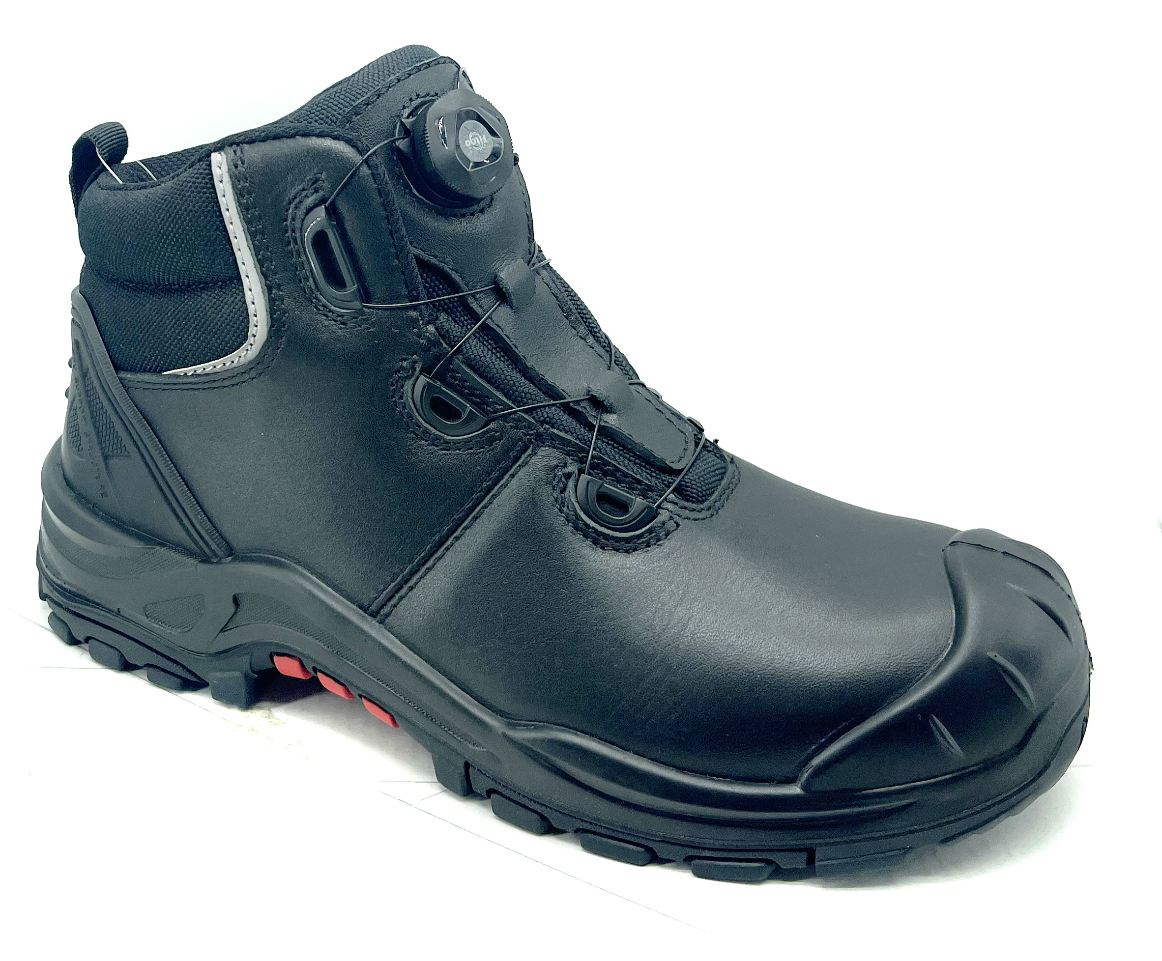 200J Composite Toe Cap Safety Boots Work Shoes Black Waterproof Leather Work Boots