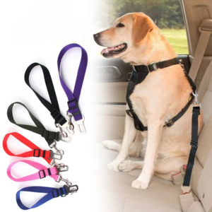 Multicolor Removable Adjustable Nylon Pet Dog Leash Pet Car Seat Belt Dog Seat Belt