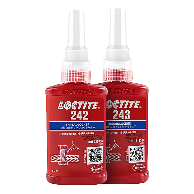 50 ML LOCTITE 243 Blue Medium Strength Threadlocker for locking and sealing metal nuts and bolts