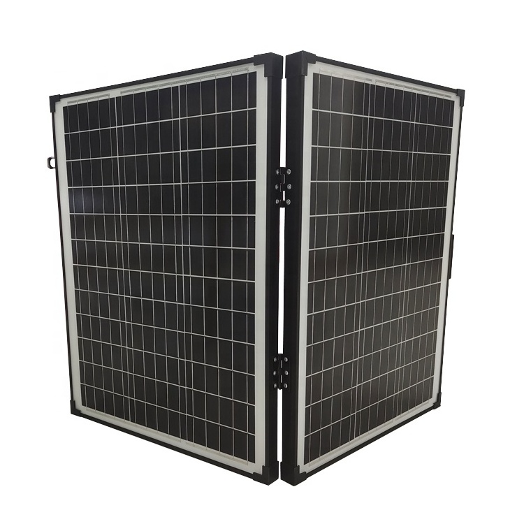 Solar Panel Suitcase 100W 120w 12V Off-Grid 100W 150W Folding Portable 100w poly solar panel