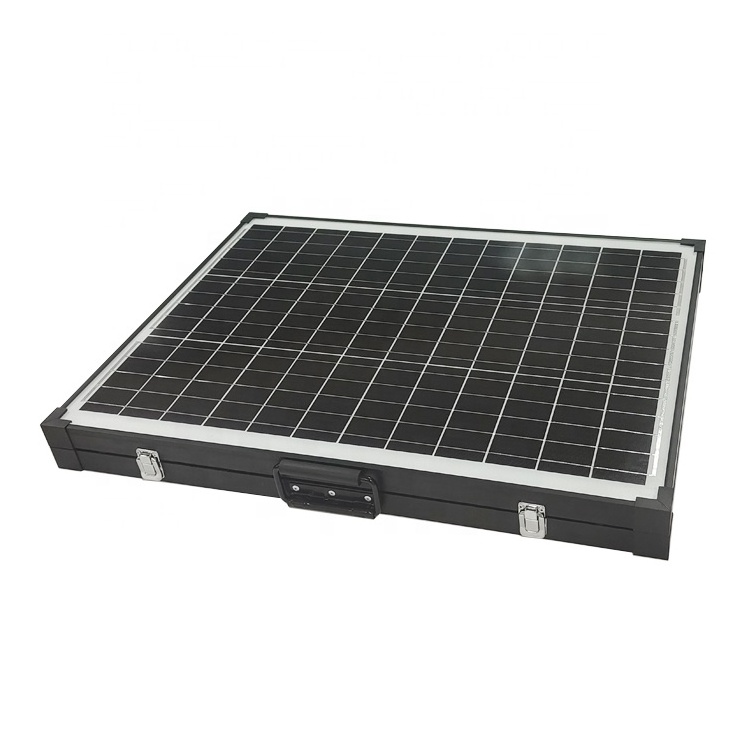 Solar Panel Suitcase 100W 120w 12V Off-Grid 100W 150W Folding Portable 100w poly solar panel