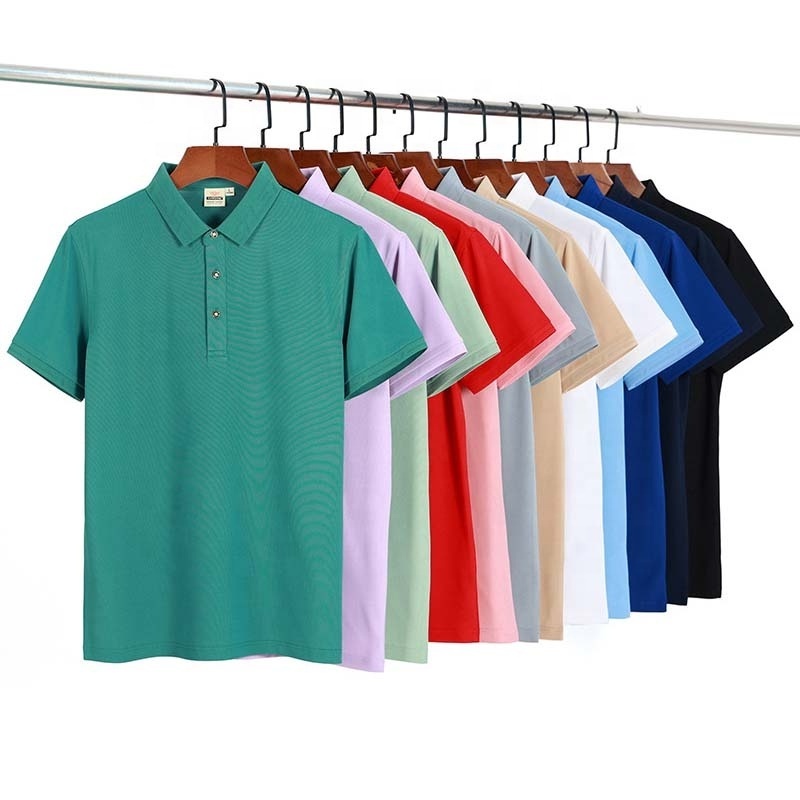 Custom Logo High Quality  Golf Polo Shirt Sport Polo School Plain Cotton Polyester Deodorization Breathable Polo Shirt