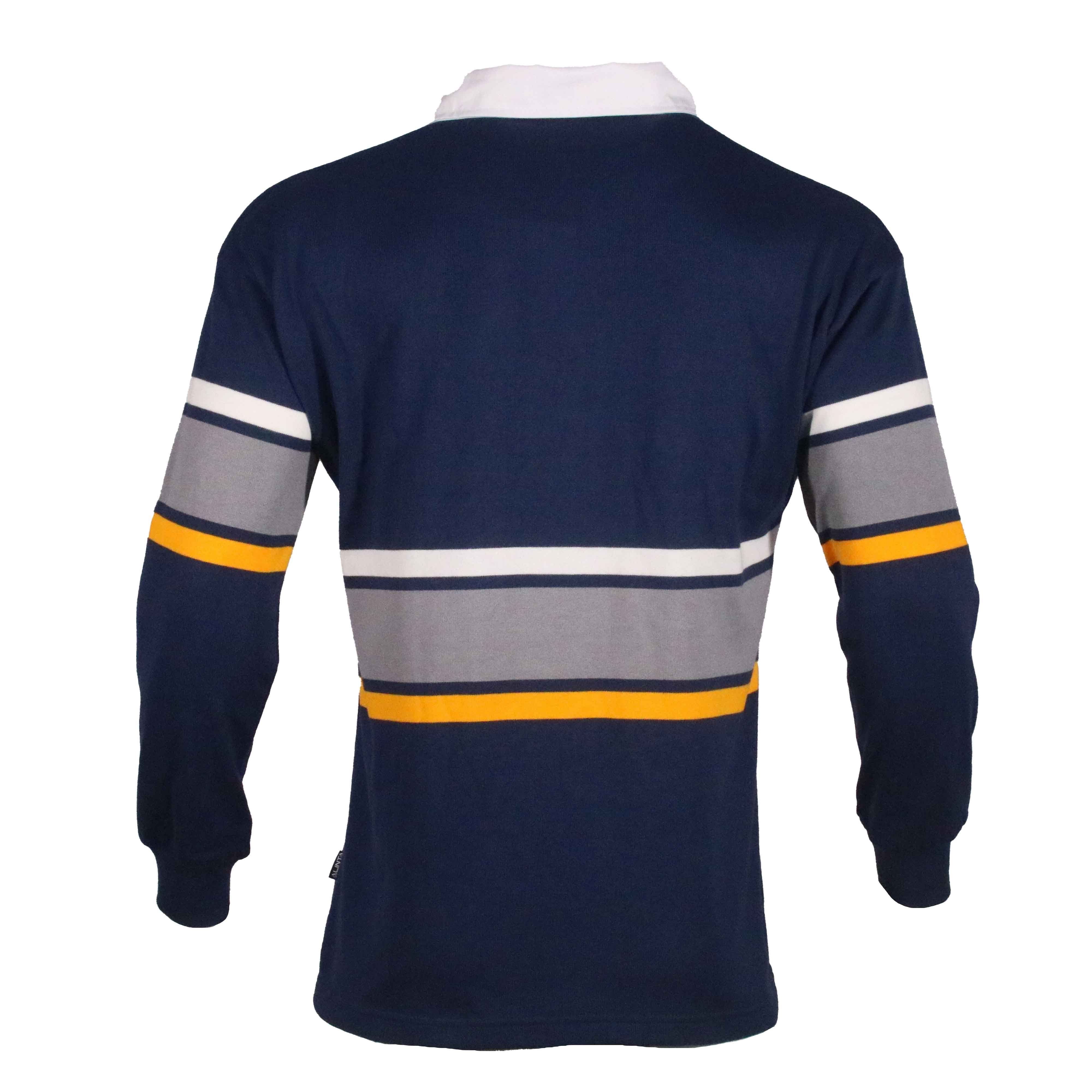 Custom Team Cotton Rugby Knit Jersey Man Rugby Full Sleeve Polo Shirts Long Sleeve Shirt Unisex Rugby Jumper