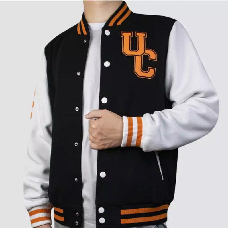 Custom Manufacturer High Quality Vintage Winter And Fall Men's Fleece Baseball Letterman Varsity Jackets