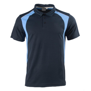 New Design Custom Embroidered Logo 95 Cotton 5 Spandex Man Golf Business Uniform Solid Color Polo Shirt