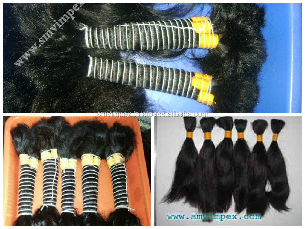 100% remy human hair bulk hair,factory wholesale price European hair,Russian hair 22 inches