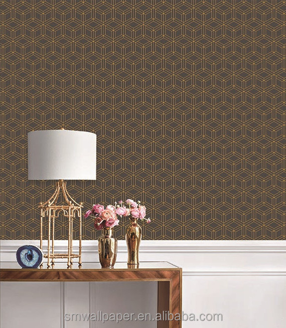 3D Modern Texture Pvc Decorative Vinyl 3D Wallpaper For Home Wall Decoration wallpaper 53cm Embossed Wallpaper