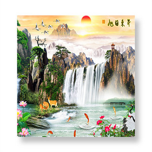 Wallpaper murals flower beautiful scenery pvc wallpaper mural