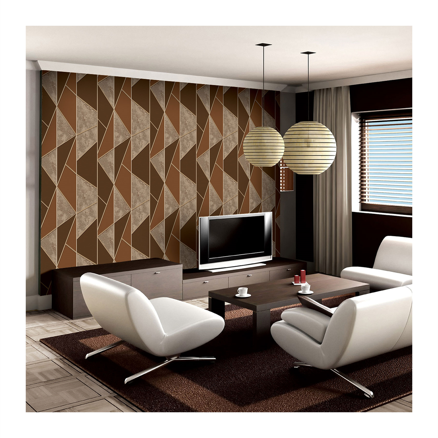 Luxury High Quality 5D Suede Wallpaper Modern Decor Wall Coating 3D Wallpaper Wholesale Foaming Suede Wallpaper For Bedroom