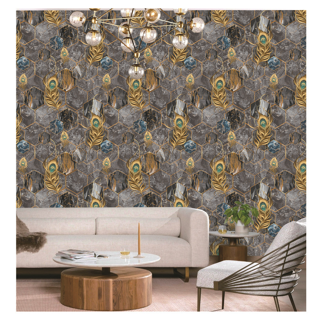 Highly recommend China Manufacturer wallcovering 53cm Vinyl wallpaper free sample self adhesive wallpaper ceiling wallpaper