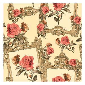 Home Decor Luxury Wallpaper Wall Art Decoration Embossed Wallpaper Living Room 3d gold Floral Wallpaper