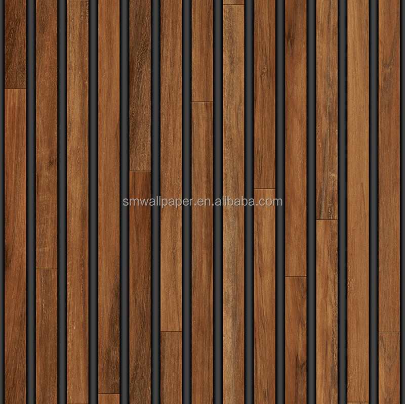 TV Background Wall Covering Modern Wallpaper 3d Wall Sticker Wallpaper Removable Wood Grain Wallpaper For Home Decoration