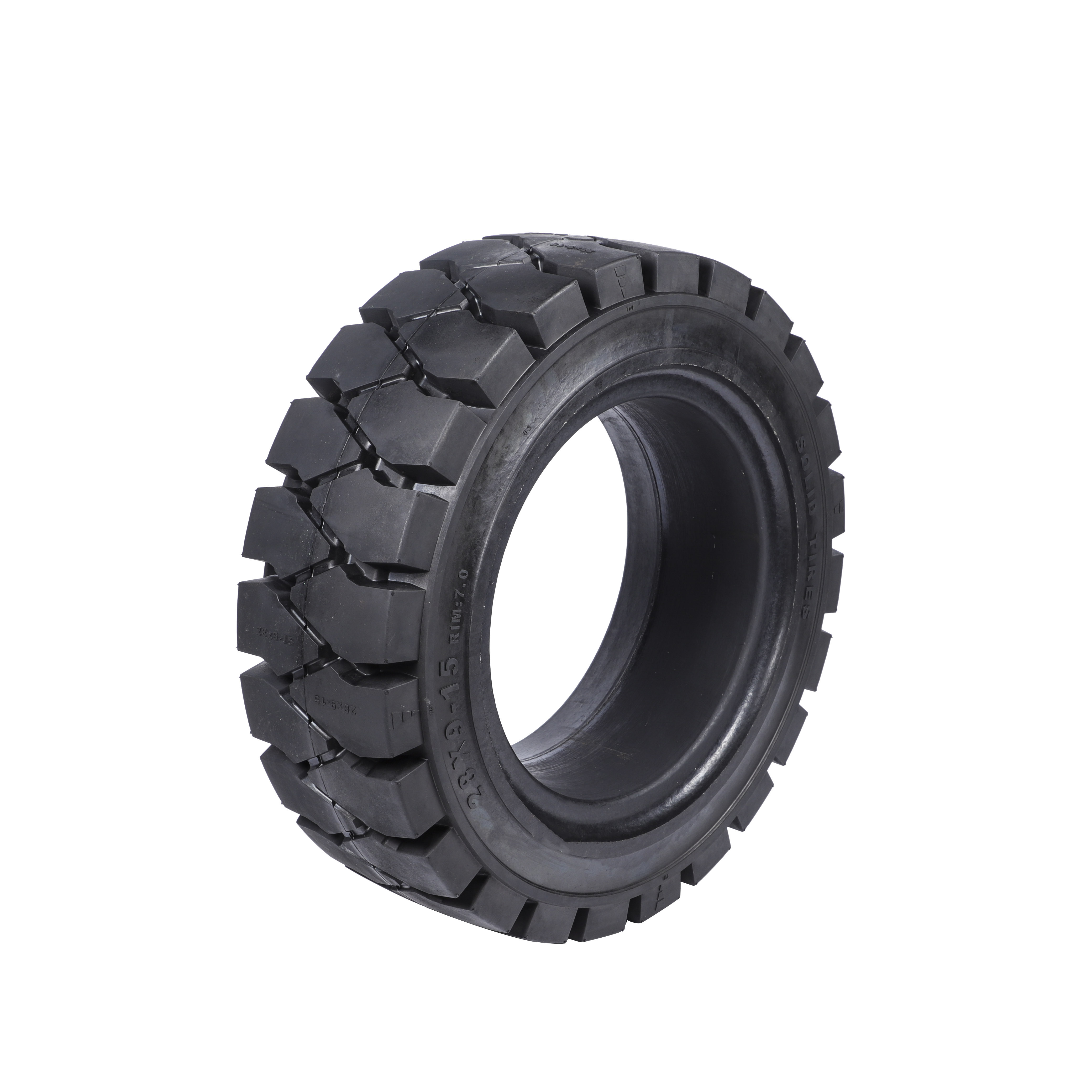 Industrial No Mark C28*9-15 Solid Forklift Crane Tire Solid Rubber Tire