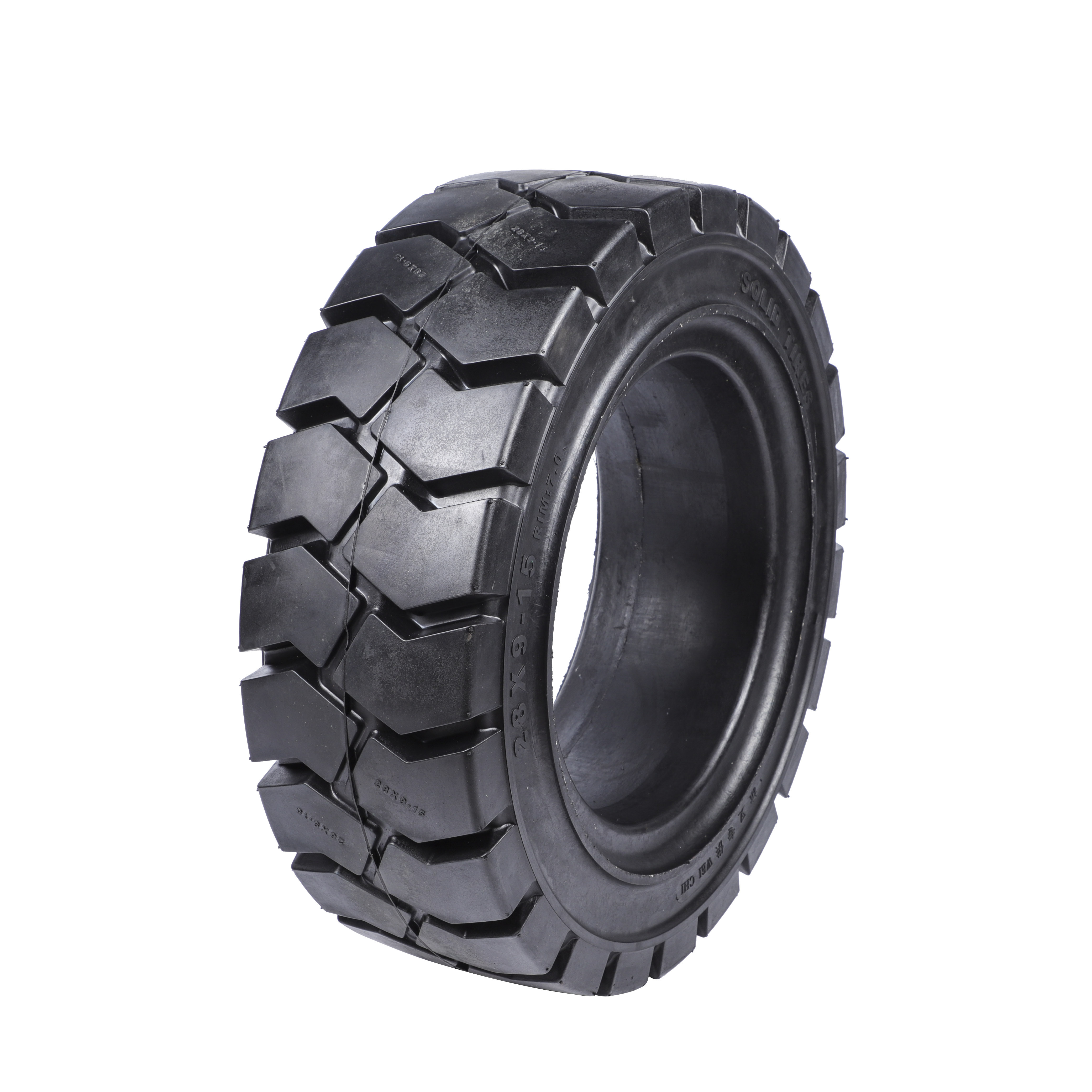 Electric Forklift Truck Solid Tyre Industrial Forklift Tire 28*9-15 For Machinery Repair Shops