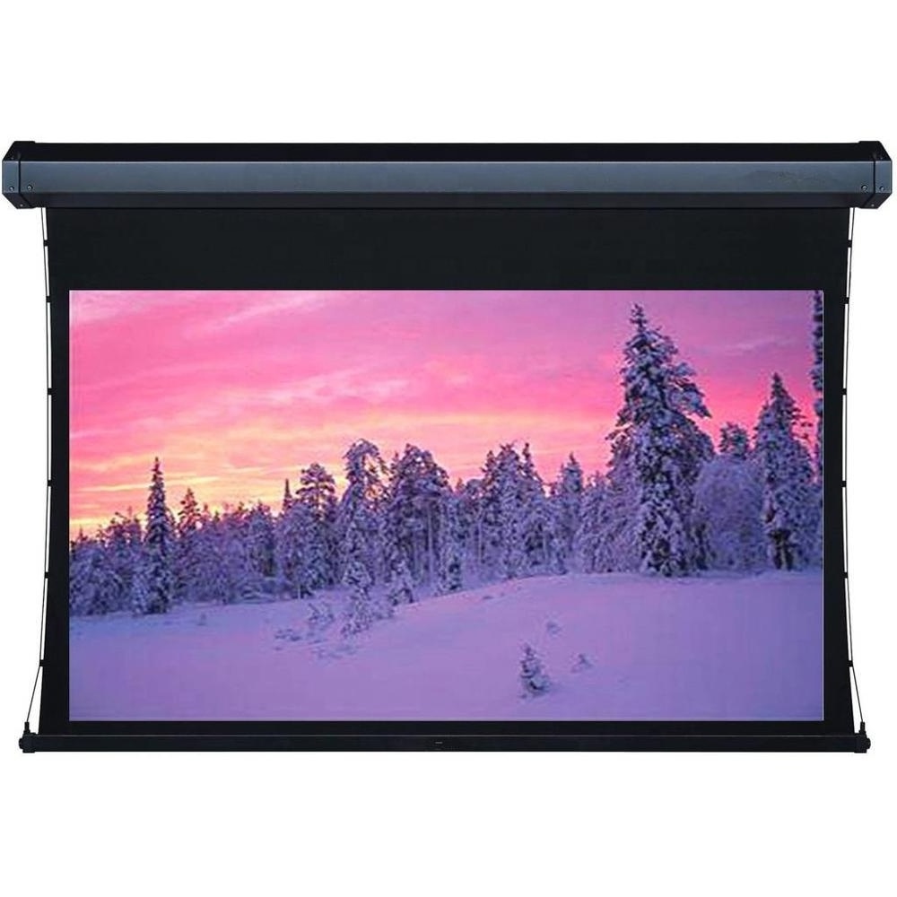 Electric Projection Screen 4K Tubular Motor Projector Screen With Remote Control