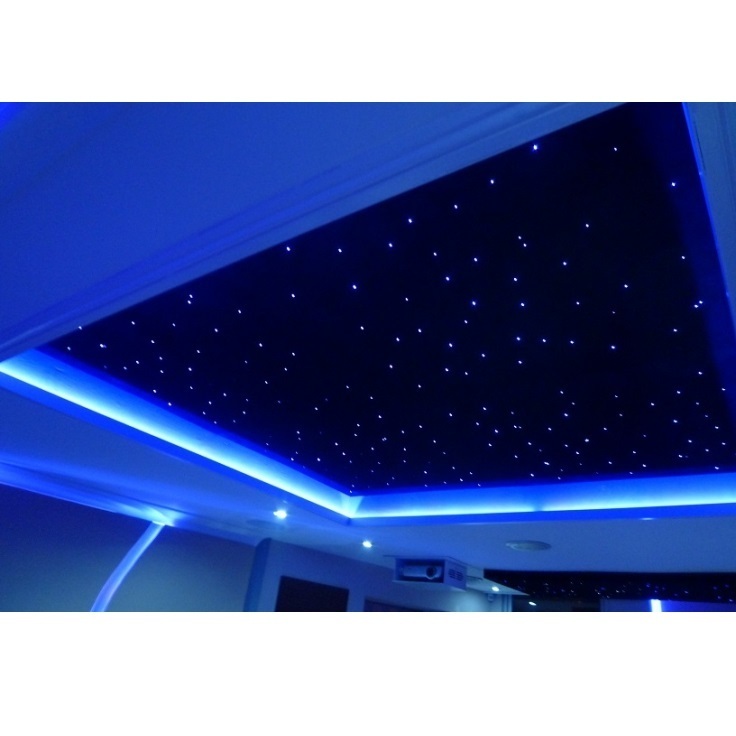 Decorative star ceiling led fiber optic light kit for Restaurant Hall Ceiling Design