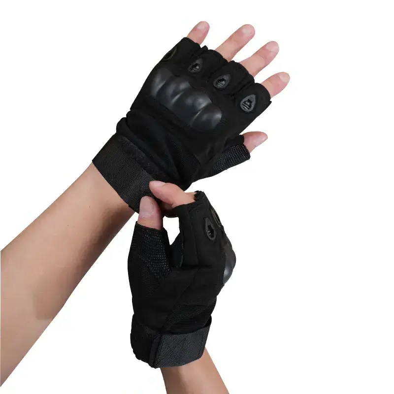 Top Quality Half Finger Tactical Gloves Outdoor Sports Gym Gloves Men Customize Logo Wholesale