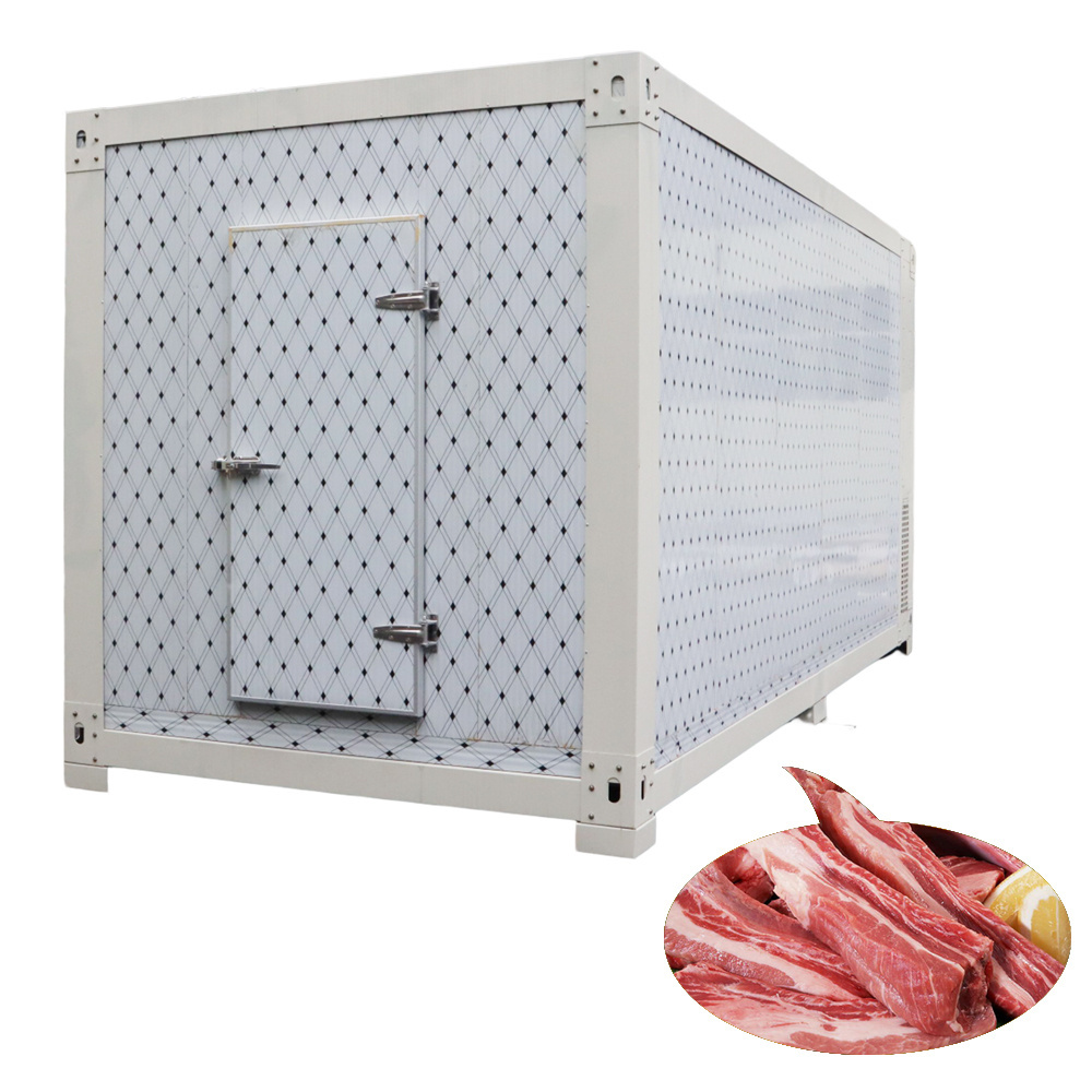 frozen meat fish processing seafood cold room chicken cold storage room for sale