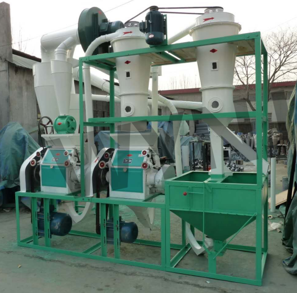 Automatic Maize Flour Floor Granite Milling Grinding Machine Make Wheat Flour