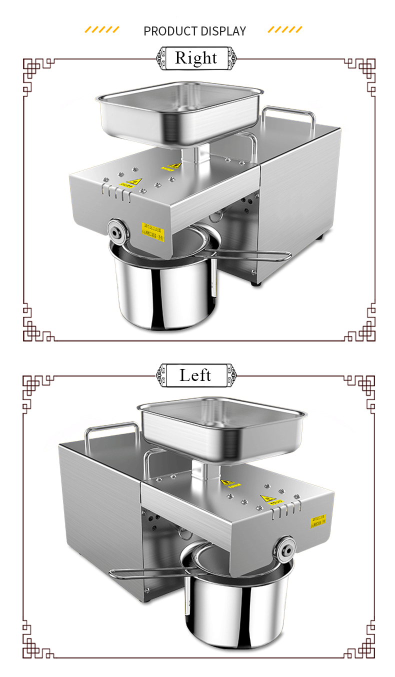 small scale sunflower oil press and refinery oil processing small oil extracting machine home small