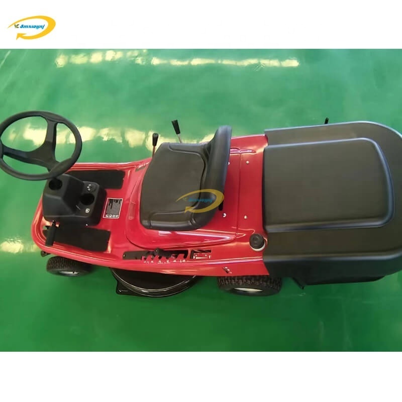 Garden mini ride on mower side discharge lawn grass mower ride on mower for slope