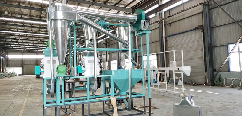 Automatic Maize Flour Floor Granite Milling Grinding Machine Make Wheat Flour