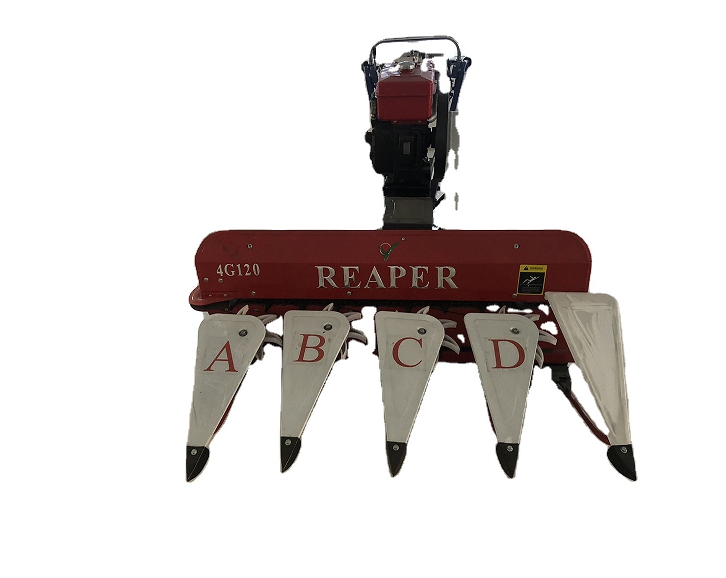 Mini 4G120A Alfalfa Plot Wheat Reaper Harvester On Sale