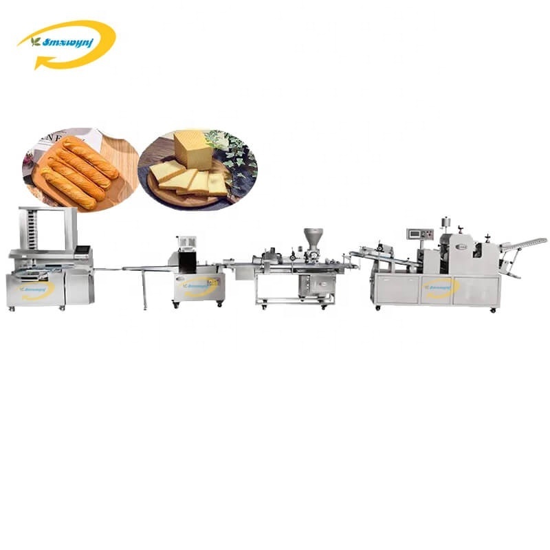 bread production line bakery machinery for bread making automatic bread slicer machine for bakery