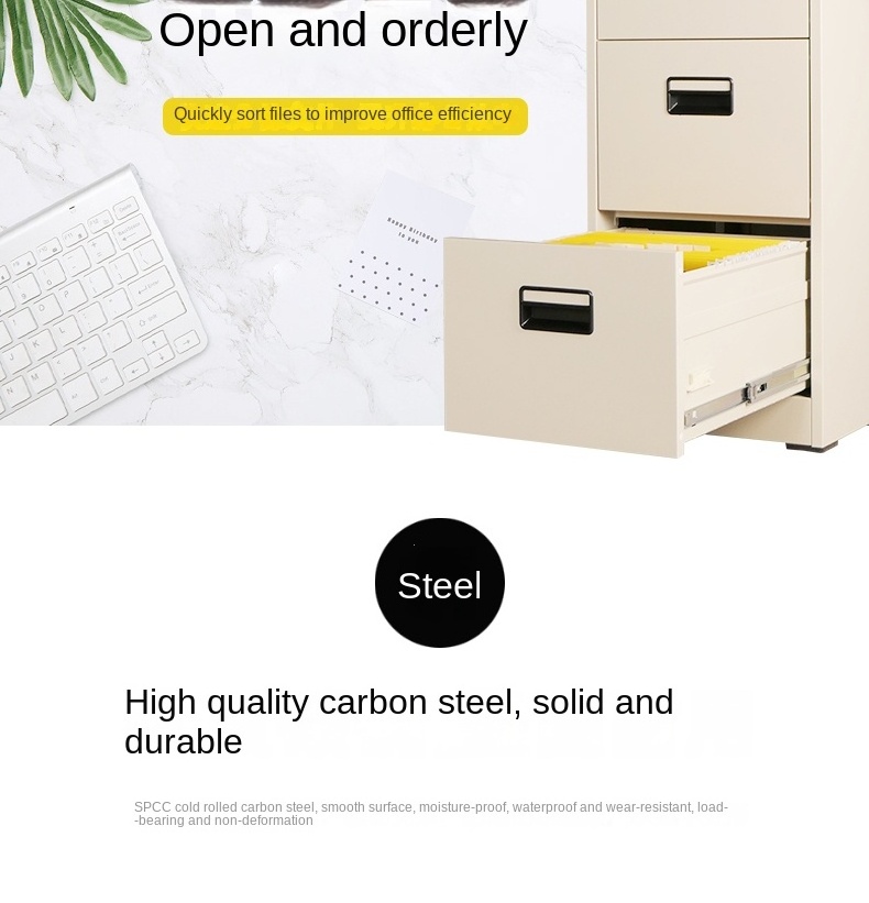 metal storage cabinet short steel stationery cupboards small office file cabinet