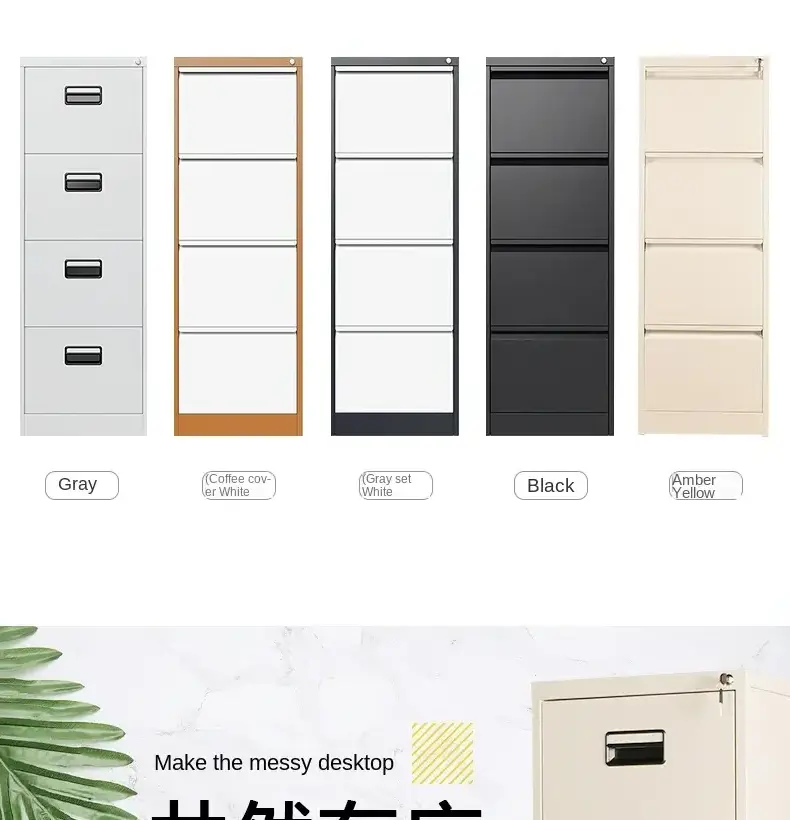 metal storage cabinet short steel stationery cupboards small office file cabinet