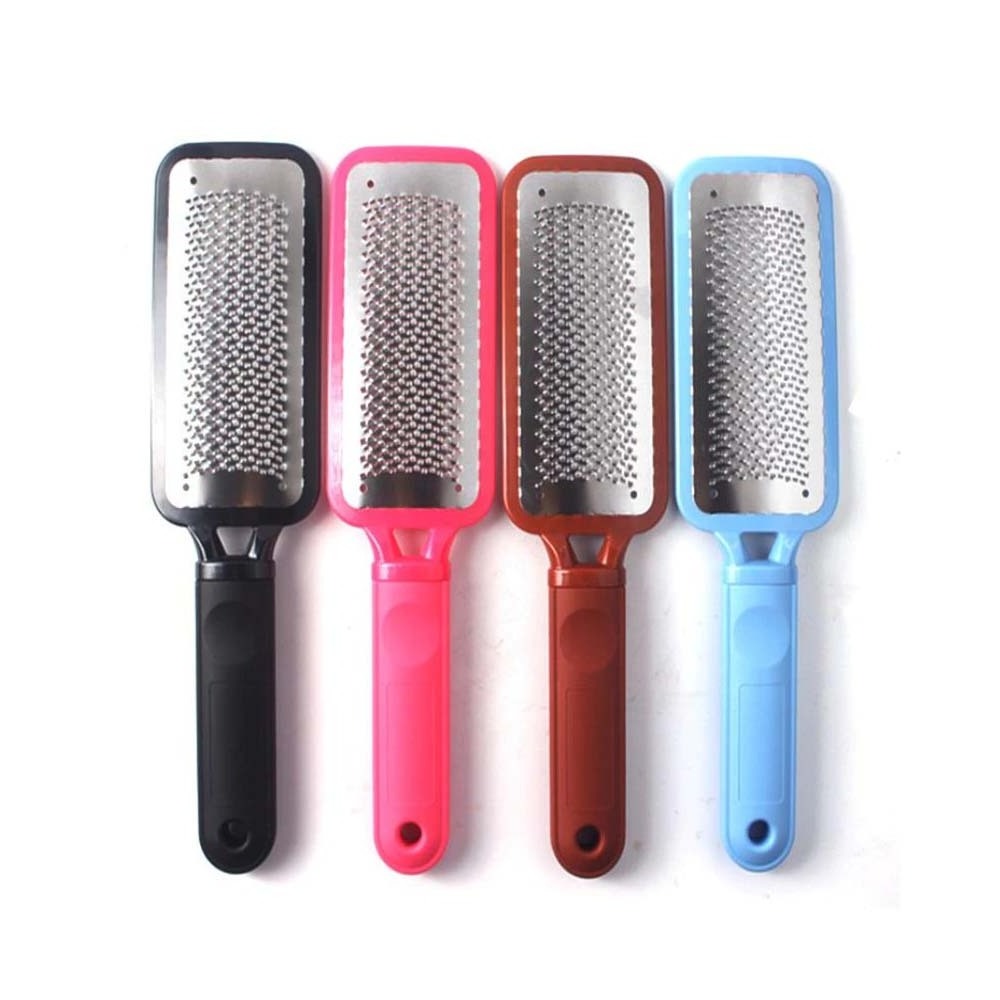 Bulk Professional Double-Side Foot File Heel Grater For The Feet Pedicure Rasp Remover Metal Scrub Manicure Nail Tools