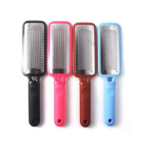 Bulk Professional Double-Side Foot File Heel Grater For The Feet Pedicure Rasp Remover Metal Scrub Manicure Nail Tools